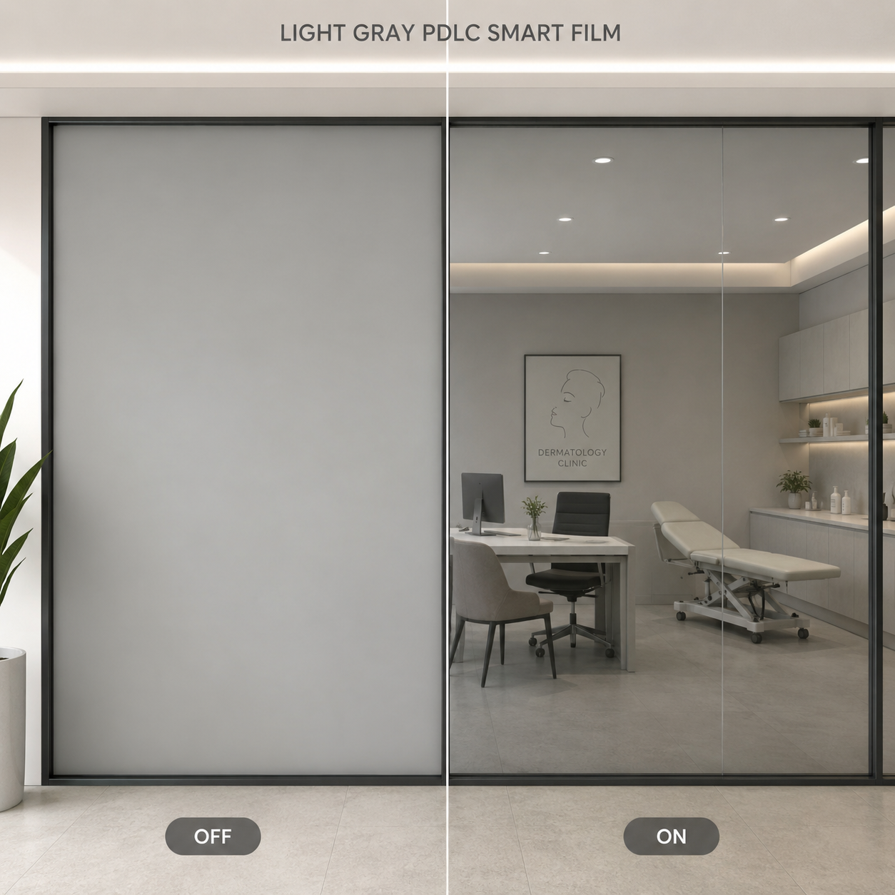 Light Grey PDLC Smart Film