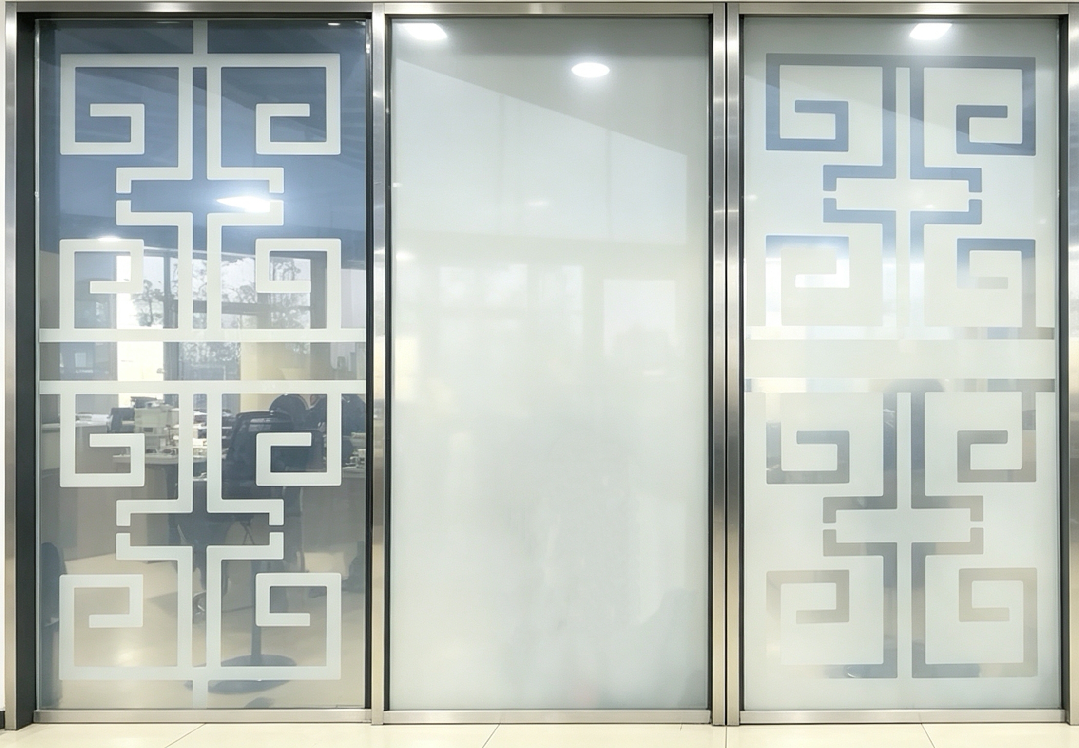Patterned PDLC Smart Film